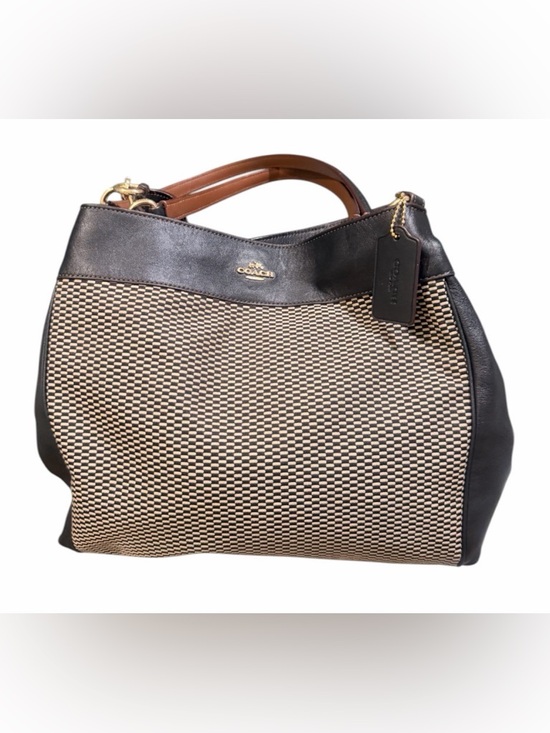 Coach Lexy Legacy Jacquard Shoulder Bag -EUC - Picture 2 of 10